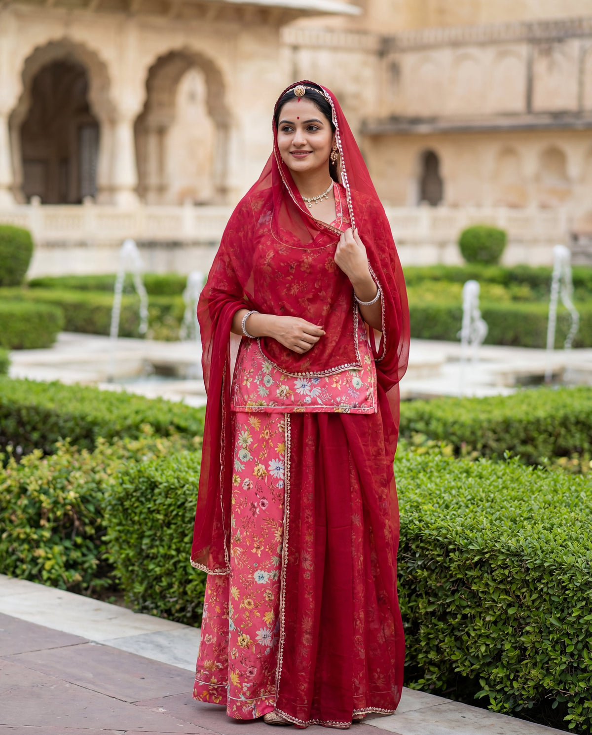 Rajputi poshak fabric care guide